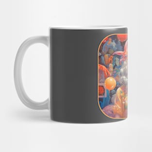 Anime AI Artwork Teen Young Girls Alice In Wonderland Mug